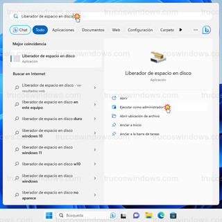 Windows 11 - Liberador de espacio en disco