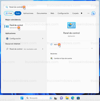 Windows 11 - Panel de control