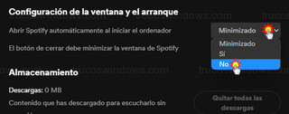 Windows 11 - Spotify - Habilitar/deshabilitar Spotify al iniciar Windows