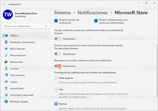 Windows 11 - Reproducir un sonido cuando se reciba una notificación