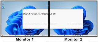 Windows 11 - Ampliar o extender 2 pantallas