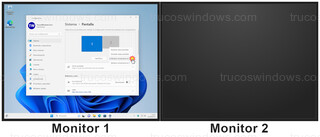 Windows 11 - Modo de pantalla > Solo pantalla de PC