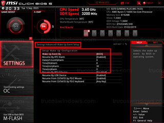 UEFI - Resume By RTC Alarm